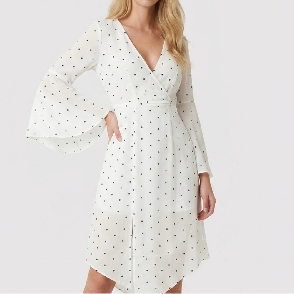 White Polka Dot dress